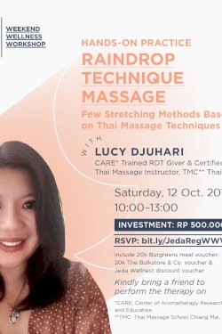 Raindrop Therapy Workshop: Raindrop Technique Massage